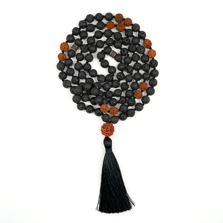 Lava- und Rudraksha-Mala