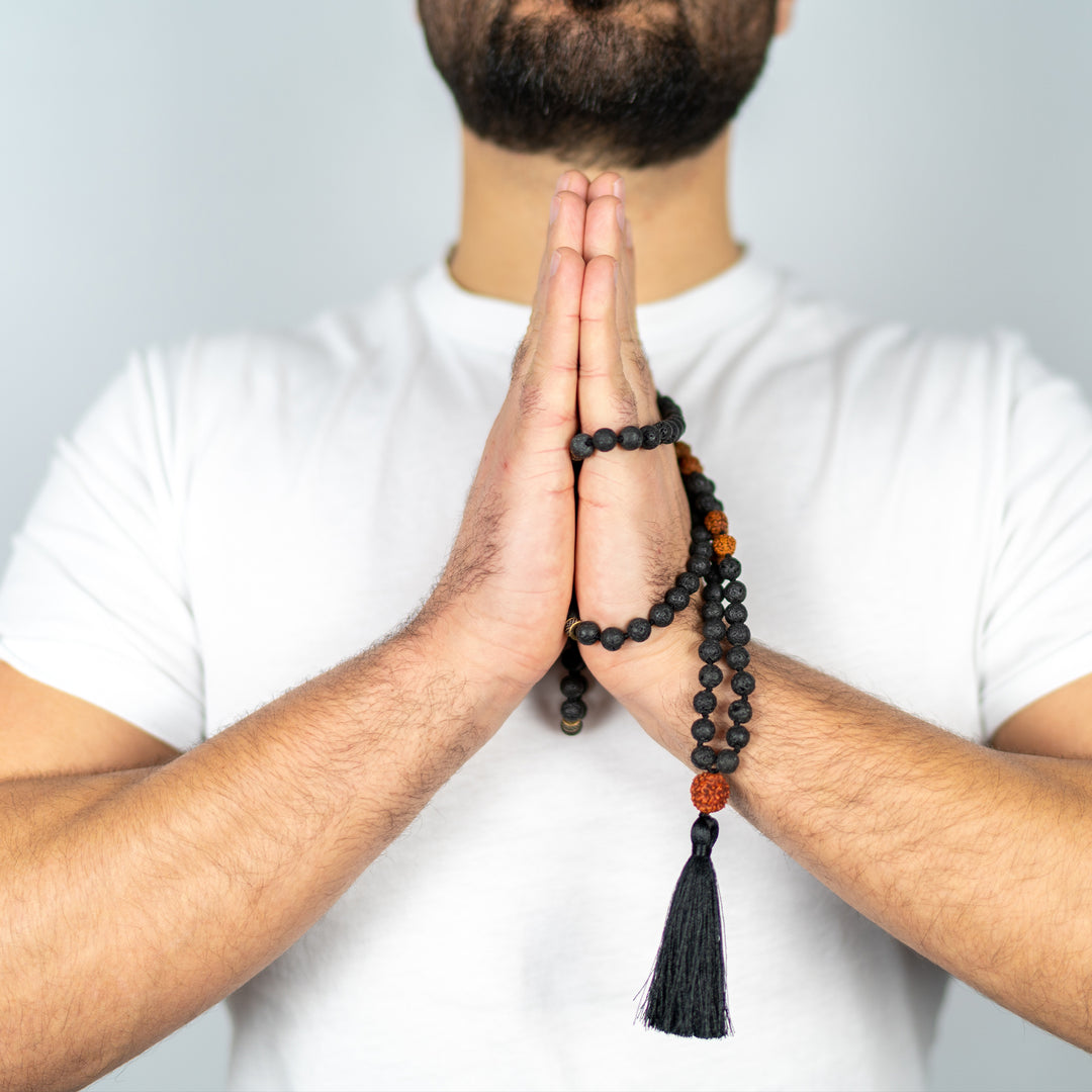 Lava- und Rudraksha-Mala